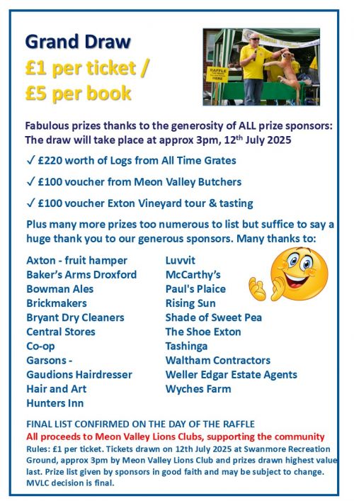 6 Fete Programme Master 29 Raffle 6 Fete Programme Master 29 Raffle