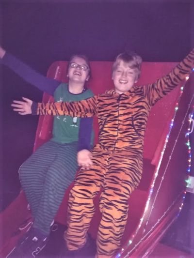 Children in onesies Children in onesies