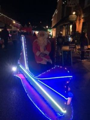 Santa in his new sleigh Dec 2019 Santa in his new sleigh Dec 2019