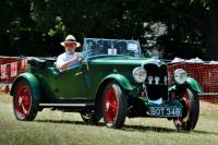 A classic car at the fete